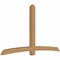 Ekena Millwork Bellingham Timber Gable Bracket, Western Red Cedar, 108"W x 63"H x 5 1/2"D x 5 1/2"F, 14/12 Pitch GBW108X63X0606BEL00SWR - alternate 4